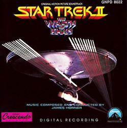 Star Trek II: The Wrath of Khan Soundtrack (James Horner) - CD cover