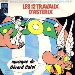 Les 12 Travaux d'Astrix Ścieżka dźwiękowa (Grard Calvi) - Okładka CD