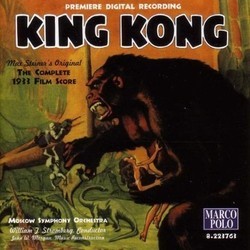 King Kong Ścieżka dźwiękowa (Max Steiner) - Okładka CD