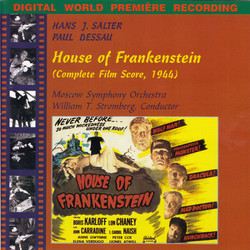 House of Frankenstein Ścieżka dźwiękowa (Paul Dessau, Hans J. Salter) - Okładka CD