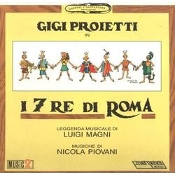 I 7 Re di Roma サウンドトラック (Nicola Piovani) - CDカバー