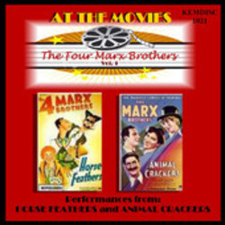 Horse Feathers / Animal Crackers サウンドトラック (Various Artists, Bert Kalmar, The Marx Brothers, Harry Ruby) - CDカバー