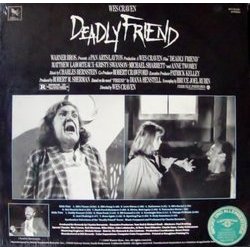 Deadly Friend Ścieżka dźwiękowa (Charles Bernstein) - Tylna strona okladki plyty CD