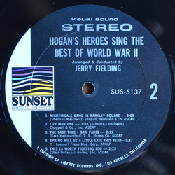 Hogan's Heroes サウンドトラック (Various Artists, Jerry Fielding) - CDインレイ