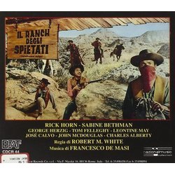 Il Ranch degli Spietati / Una Bara per lo Sceriffo Colonna sonora (Francesco De Masi) - Copertina posteriore CD