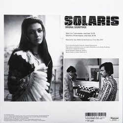 Solaris Trilha sonora (Eduard Artemyev) - CD capa traseira