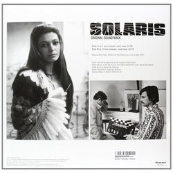 Solaris Ścieżka dźwiękowa (Eduard Artemyev) - Tylna strona okladki plyty CD