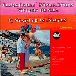 It Started in Naples サウンドトラック (Alessandro Cicognini, Carlo Savina) - CDカバー