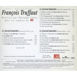 Les Entretiens Franois Truffaut Colonna sonora (Jean Constantin, Georges Delerue, Bernard Herrmann, Maurice Jaubert, Franois Truffaut) - Copertina del CD