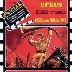 Ursus / Ursus nella Valle dei Leoni / Ursus nella Terra di Fuoco / Gli Invincibili Tre Soundtrack (Angelo Francesco Lavagnino, Riz Ortolani, Carlo Savina, Roman Vlad) - CD cover