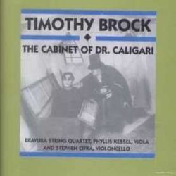 The Cabinet of Dr. Caligari Soundtrack (Timothy Brock) - CD cover