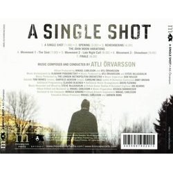 A Single Shot Ścieżka dźwiękowa (Atli rvarsson) - Tylna strona okladki plyty CD