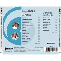 Les Visiteurs / L'Homme qui Revient de Loin Colonna sonora (Georges Delerue) - Copertina del CD