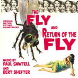 The Fly / The Return Of The Fly サウンドトラック (Paul Sawtell, Bert Shefter) - CDカバー