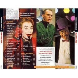 Batman サウンドトラック (Nelson Riddle) - CD裏表紙