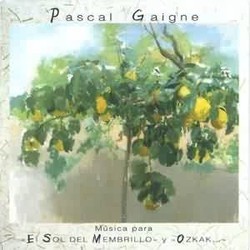 El Sol del membrillo サウンドトラック (Pascal Gaigne) - CDカバー