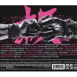 The Man with the Iron Fists Ścieżka dźwiękowa (Howard Drossin,  RZA) - Tylna strona okladki plyty CD
