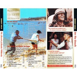 On the Beach/The Secret of Santa Vittoria Soundtrack (Ernest Gold) - CD Back cover
