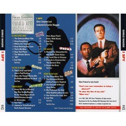 I Spy Ścieżka dźwiękowa (Earle Hagen) - Tylna strona okladki plyty CD