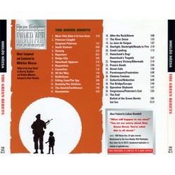The Green Berets Colonna sonora (Mikls Rzsa) - Copertina posteriore CD