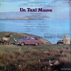 Un Taxi Mauve Soundtrack (Philippe Sarde) - CD Back cover