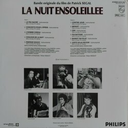 La Nuit ensoleille Soundtrack (Philippe Sarde) - CD-Rckdeckel