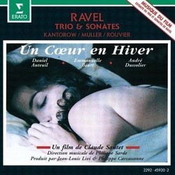 Un Cur en Hiver Trilha sonora (Jean-Jacques Kantorow, Philippe Mller, Maurice Ravel, Jacques Rouvier, Philippe Sarde) - capa de CD
