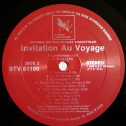 Invitation au Voyage Soundtrack (Gabriel Yared) - CD-Inlay