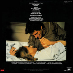 American Gigolo Colonna sonora (Giorgio Moroder) - Copertina posteriore CD