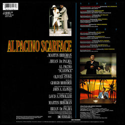 Scarface Trilha sonora (Various Artists, Giorgio Moroder) - CD capa traseira
