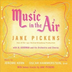 Music In The Air 声带 (Oscar Hammerstein II, Jerome Kern, Jane Pickens) - CD封面