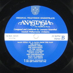 Anastasia: The Mystery of Anna サウンドトラック (Laurence Rosenthal) - CDインレイ