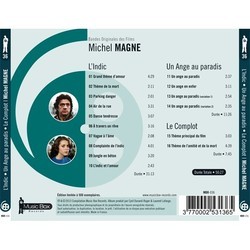 L'Indic / Un Ange au Paradis / Le Complot Soundtrack (Michel Magne) - CD-Cover