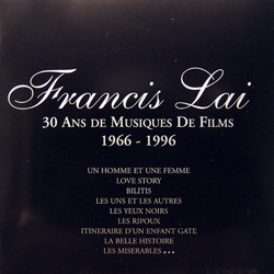 Francis Lai: 30 Ans de Musiques de Films 1966-1996 Ścieżka dźwiękowa (Francis Lai) - Okładka CD