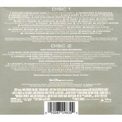 Saving Mr. Banks Trilha sonora (Thomas Newman) - CD capa traseira