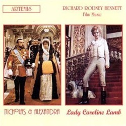 Nicholas & Alexandra / Lady Caroline Lamb Soundtrack (Richard Rodney Bennett) - CD cover