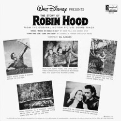 The Story Of Robin Hood Ścieżka dźwiękowa (Various Artists, Dal McKennon, Clifton Parker) - Tylna strona okladki plyty CD