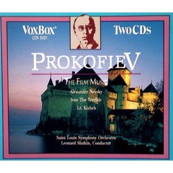 Prokofiev : The Film Music Soundtrack (Sergei Prokofiev) - CD cover