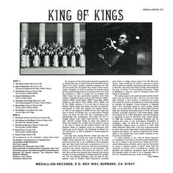 King of Kings Soundtrack (Miklós Rózsa) - CD Back cover