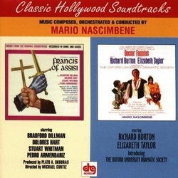 Francis of Assisi / Doctor Faustus Trilha sonora (Mario Nascimbene) - capa de CD