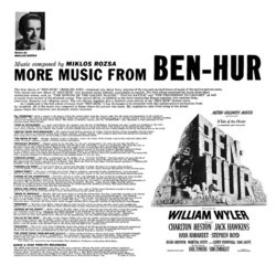 More Music from Ben-Hur Ścieżka dźwiękowa (Miklós Rózsa) - Tylna strona okladki plyty CD