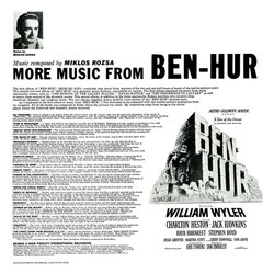 More Music from Ben-Hur Soundtrack (Miklós Rózsa) - CD Back cover