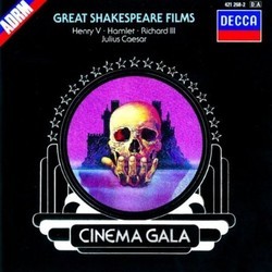 Great Shakespeare Films Soundtrack (Mikls Rzsa, Dmitri Shostakovich, William Walton) - CD cover