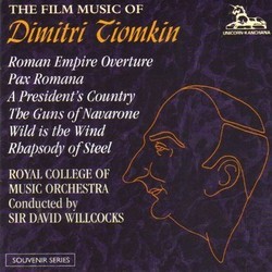 The Film Music of Dimitri Tiomkin Ścieżka dźwiękowa (Dimitri Tiomkin) - Okładka CD