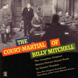 The Court-Martial of Billy Mitchell Colonna sonora (Dimitri Tiomkin) - Copertina del CD