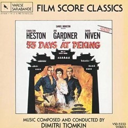 55 Days at Peking Soundtrack (Dimitri Tiomkin) - CD-Cover