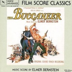 The Buccaneer Soundtrack (Elmer Bernstein) - CD-Cover