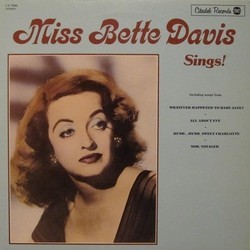 Miss Bette Davis Sings! Soundtrack (Various Artists, Bette Davis) - CD-Cover