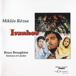 Ivanhoe (Re-recording) Soundtrack (Mikls Rzsa) - CD cover