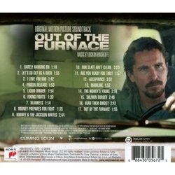 Out of the Furnace サウンドトラック (Dickon Hinchliffe) - CD裏表紙